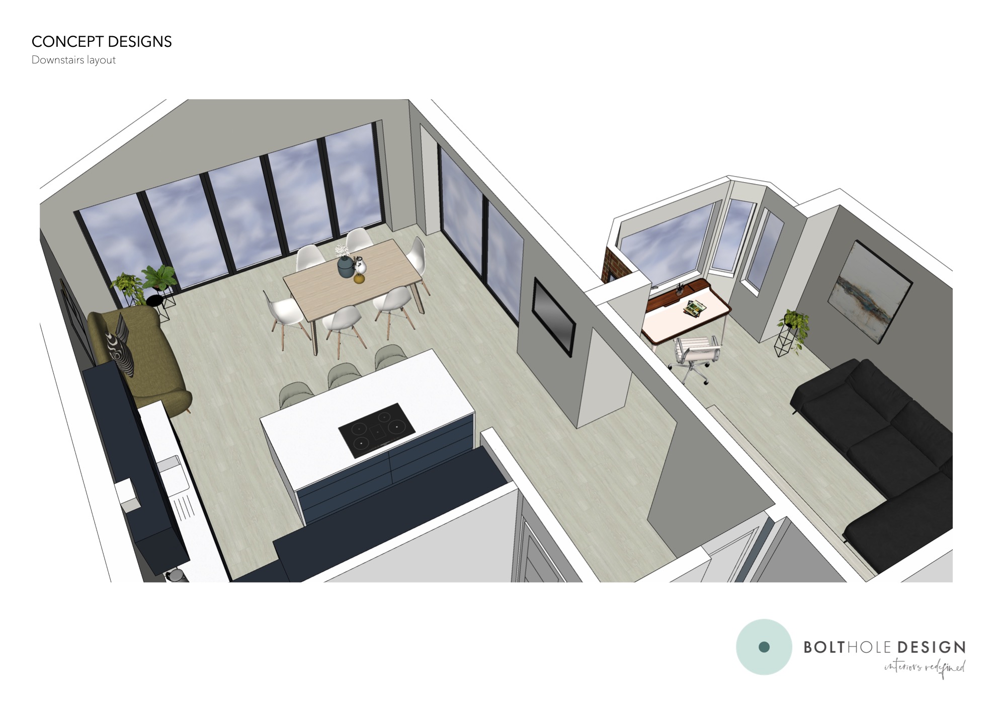 Services Interior Architecture 1 | 3D Visuals| Bolthole Design