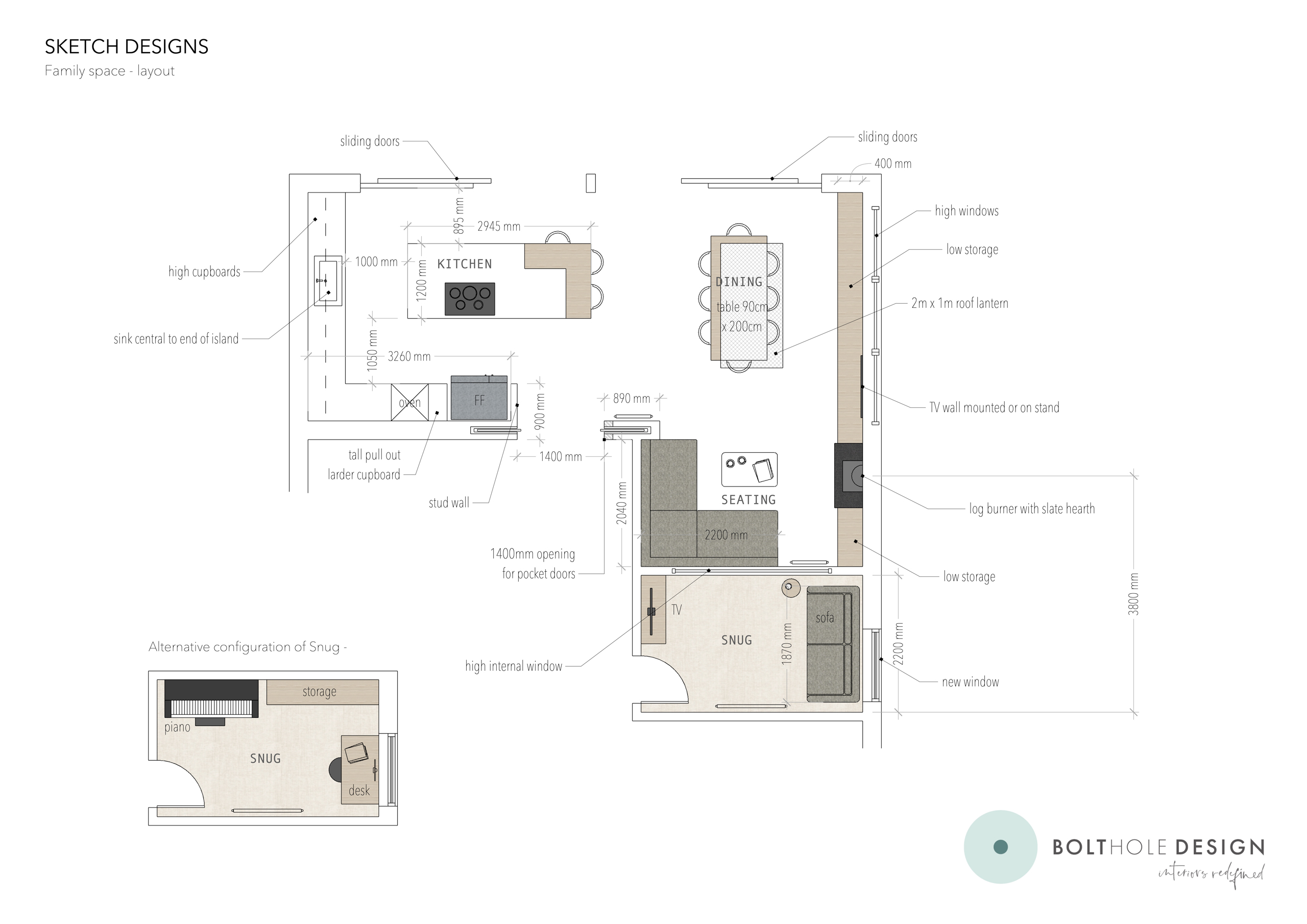 Family time | Plan| Bolthole Design